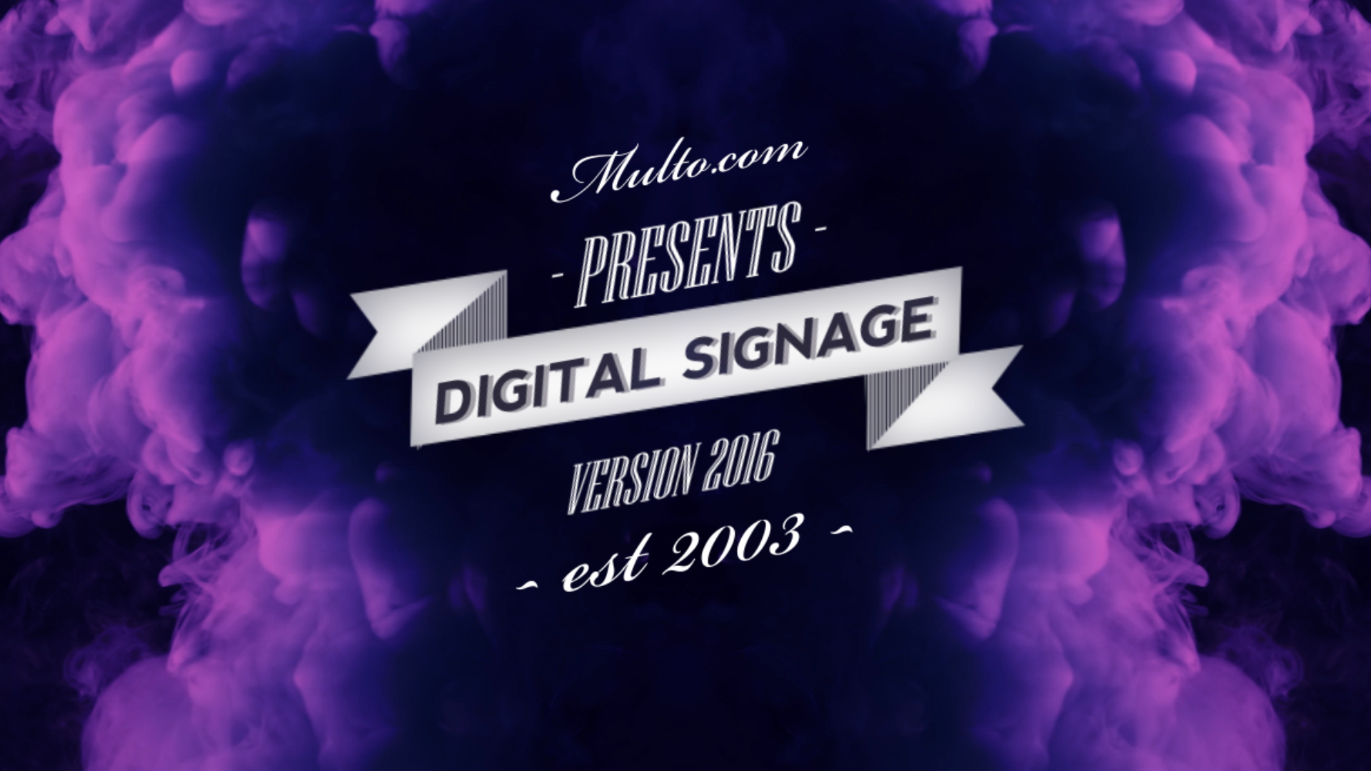 MULTO DIGITAL SIGNAGE REEL